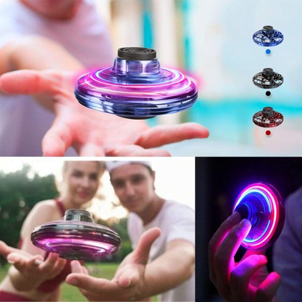 Flying Spinner With Led Light, Drone For Kids Hand Operated Mini Drones For Kids - Smart Mart Online