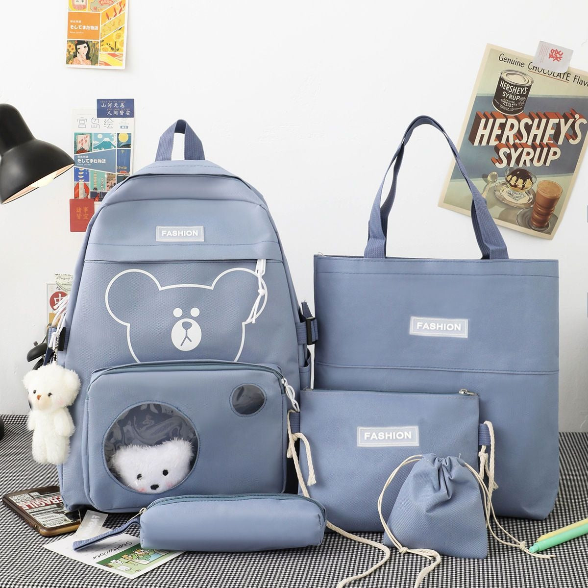 Product details of Korein style 4 piece bag for Girls school and collage bags for girls