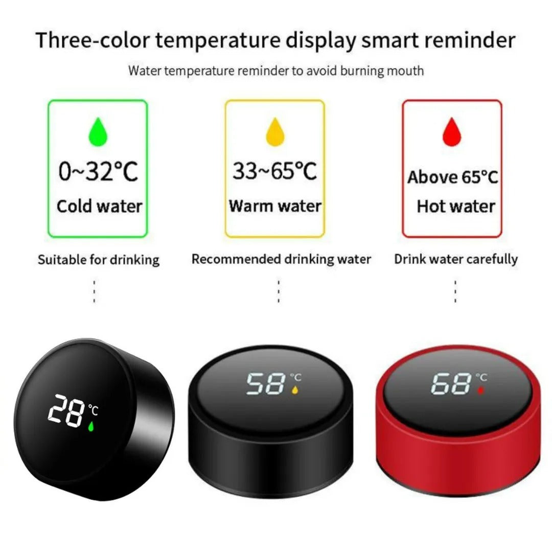 Smart LED Temperature Display Water Bottle – 500ML Stainless Steel Vacuum Thermos (Hot & Cold)
