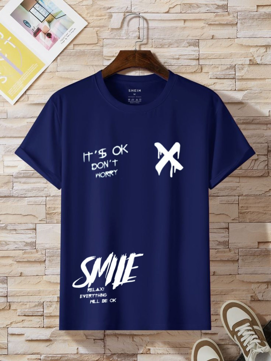 Smile X Trendy Printed T-Shirt for Men/Boys | Soft Cotton | Summer Special
